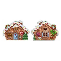 Набор Пряничный домик 9х12 МП-Студия Р-458 М.П.Студия