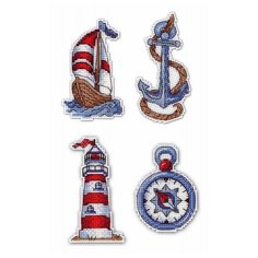 Набор Морское настроение. Магниты 9х5 МП-Студия Р-275 М.П.Студия