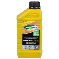 БИОСЕПТ-УЛЬТРА (КОНЦЕНТРАТ) АНТИСЕПТИЧЕСКИЙ СОСТАВ "WOODMASTER - PROF" 1 Л (6) "РОГНЕДА"