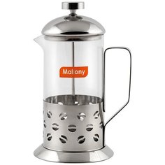 ЧАЙНИК-КОФЕЙНИК С ПРЕССОМ "CAFFÈ" СТЕКЛО 350 МЛ (1/12) "MALLONY" B535-350ML