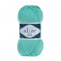 Пряжа для вязания Ализе Diva Plus (100% микрофибра акрил) 5х100г/220м цв.015 небесный Alize