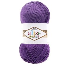 Пряжа для вязания Ализе Bahar (100% мерсеризированный хлопок) 5х100г/260м цв.044 фиолетовый Alize