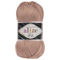 Пряжа для вязания Ализе Diva Plus (100% микрофибра акрил) 5х100г/220м цв.005 беж Alize
