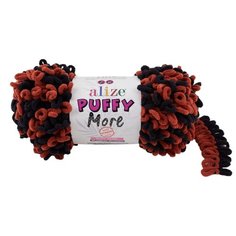 Пряжа для вязания Ализе Puffy More (100% микрополиэстер) 2х150г/11,5м цв.6262 Alize
