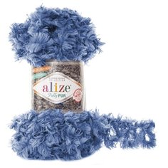 Пряжа для вязания Ализе Puffy Fur (100% полиэстер) 5х100г/6м цв.6116 Alize