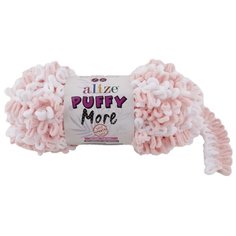 Пряжа для вязания Ализе Puffy More (100% микрополиэстер) 2х150г/11,5м цв.6272 Alize