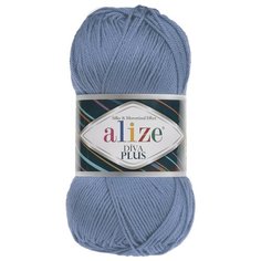 Пряжа для вязания Ализе Diva Plus (100% микрофибра акрил) 5х100г/220м цв.303 голубой Alize