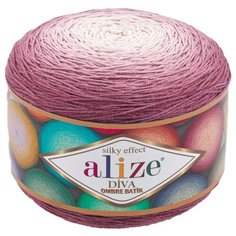 Пряжа для вязания Ализе Diva Ombre Batik (100% микрофибра) 2х250г/875м цв.7377 Alize