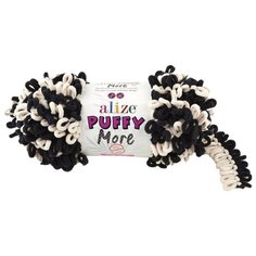 Пряжа для вязания Ализе Puffy More (100% микрополиэстер) 2х150г/11,5м цв.6270 Alize