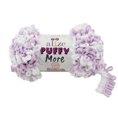 Пряжа для вязания Ализе Puffy More (100% микрополиэстер) 2х150г/11,5м цв.6291 Alize