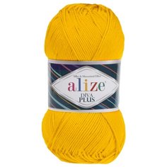 Пряжа для вязания Ализе Diva Plus (100% микрофибра акрил) 5х100г/220м цв.548 цыпленок Alize