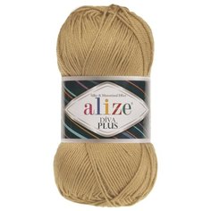 Пряжа для вязания Ализе Diva Plus (100% микрофибра акрил) 5х100г/220м цв.298 карамель Alize