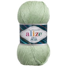 Пряжа для вязания Ализе Diva Plus (100% микрофибра акрил) 5х100г/220м цв.375 зелёная мята Alize