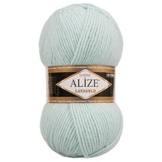 Пряжа для вязания Ализе LanaGold (49% шерсть, 51% акрил) 5х100г/240м цв.522 мята Alize
