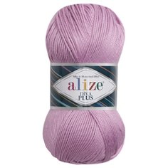 Пряжа для вязания Ализе Diva Plus (100% микрофибра акрил) 5х100г/220м цв.474 лиловый Alize