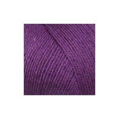 Пряжа для вязания ПЕХ Кроссбред Бразилия (50% шерсть, 50% акрил) 5х100г/490м цв.567 т.фиалка Пехорка