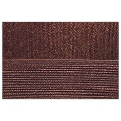 Пряжа для вязания ПЕХ Блестящее лето (95% мерсеризованный хлопок 5% метанит) 5х100г/380м цв.416 св.коричневый Пехорка