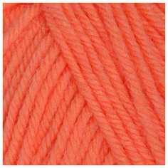 Пряжа для вязания ПЕХ Детский каприз тёплый (50% мериносовая шерсть, 50% фибра) 10х50г/125м цв.1125 розовый коралл Пехорка