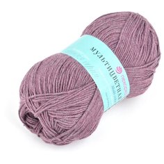 Пряжа для вязания ПЕХ Мультицветная (65% полиэстер, 35% хлопок) 5х50г/180м цв.410 сиреневый туман Пехорка