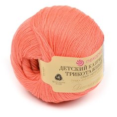 Пряжа для вязания ПЕХ Детский каприз трикотажный (50% мериносовая шерсть, 50% фибра) 5х50г/400м цв.351 св.коралл Пехорка