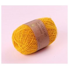 Пряжа для вязания ПЕХ Аграмант (100% джут) 5х100г/360м цв.012 (006) желток Пехорка