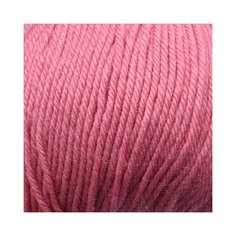 Пряжа для вязания ПЕХ Детский каприз тёплый (50% мериносовая шерсть, 50% фибра) 10х50г/125м цв.011 ярк.розовый Пехорка