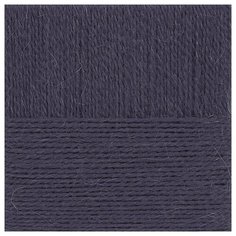 Пряжа для вязания ПЕХ Ангорская тёплая (40% шерсть, 60% акрил) 5х100г/480м цв.004 т.синий Пехорка