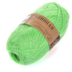 Пряжа для вязания ПЕХ Крапивная (100% крапива) 5х50г/250м цв.041 салатовый Пехорка