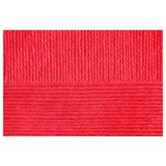 Пряжа для вязания ПЕХ Акрил (100% акрил) 5х100г/300м цв.244 алый Пехорка