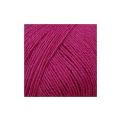Пряжа для вязания ПЕХ Кроссбред Бразилия (50% шерсть, 50% акрил) 5х100г/490м цв.439 малиновый Пехорка