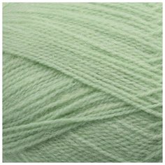 Пряжа для вязания ПЕХ Ангорская тёплая (40% шерсть, 60% акрил) 5х100г/480м цв.009 зеленое яблоко Пехорка