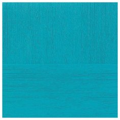 Пряжа для вязания ПЕХ Лаконичная (50% хлопок, 50% акрил) 5х100г/212м цв.045 т.бирюза Пехорка