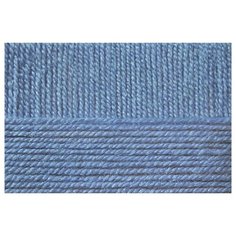 Пряжа для вязания ПЕХ Школьная (100% акрил) 5х50г/150м цв.520 голубая пролеска Пехорка