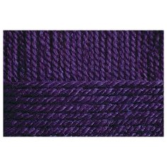 Пряжа для вязания ПЕХ Зимняя премьера (50% мериносовая шерсть, 50% акрил) 10х100г/150м цв.698 т.фиолетовый Пехорка