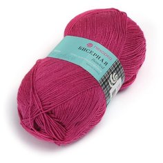 Пряжа для вязания ПЕХ Бисерная (100% акрил) 5х100г/450м цв.582 св.фуксия Пехорка