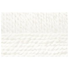 Пряжа для вязания ПЕХ Осенняя (25% шерсть, 75% ПАН) 5х200г/150м цв.001 белый Пехорка