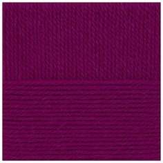 Пряжа для вязания ПЕХ Народная традиция (30% шерсть, 70% акрил) 10х100г/100м цв.040 цикламен Пехорка
