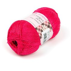 Пряжа для вязания ПЕХ Блестящее лето (95% мерсеризованный хлопок 5% метанит) 5х100г/380м цв.439 малиновый Пехорка