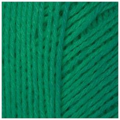 Пряжа для вязания ПЕХ Детский каприз трикотажный (50% мериносовая шерсть, 50% фибра) 5х50г/400м цв.511 зелёнка Пехорка