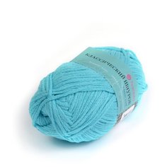 Пряжа для вязания ПЕХ Классический шнурок (60% хлопок, 40% акрил) 5х50г/135м цв.583 бирюза Пехорка