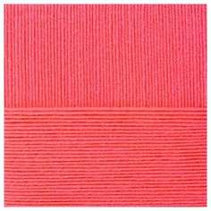 Пряжа для вязания ПЕХ Народная (30% шерсть, 70% акрил) 5х100г/220м цв.058 коралл Пехорка