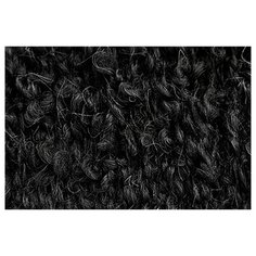 Пряжа для вязания ПЕХ Буклированная (30% мохер, 20% тонкая шерсть, 50% акрил) 5х200г/220м цв.002 черный Пехорка