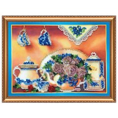 Набор для вышивания бисером АБРИС АРТ AB-094 Сервиз 25х19 см Abris ART