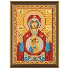 Наборы для вышивания бисером НОВА СЛОБОДА С 9055 Пр. Богородица Знамение 18x25 см Nova Sloboda