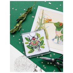 Набор для вышивания с магнитом АБРИС АРТ APH-011 Жук 5,6х5,6см Abris ART