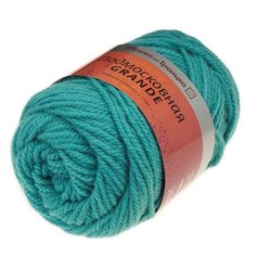 Пряжа для вязания ТРО Подмосковная GRANDE (50% шерсть, 50% акрил) 5х100г/130м цв.3859 мята Троицкая камвольная фабрика