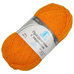 Пряжа для вязания КАМТ Праздничная (48% кашмилон, 48% акрил, 4% метанит) 10х50г/160м цв.103 канарейка Камтекс