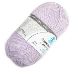 Пряжа для вязания КАМТ Праздничная (48% кашмилон, 48% акрил, 4% метанит) 10х50г/160м цв.072 лаванда Камтекс