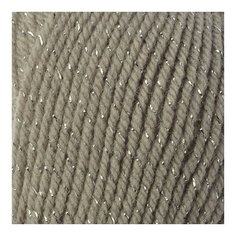 Пряжа для вязания КАМТ Праздничная (48% кашмилон, 48% акрил, 4% метанин) 10х50г/160м цв.168 св.серый Камтекс