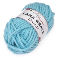 Пряжа для вязания ТРО LANA GRACE Grande (25% мериносовая шерсть, 75% акрил супер софт) 5х100г/65м цв.0840 айсберг Троицкая камвольная фабрика